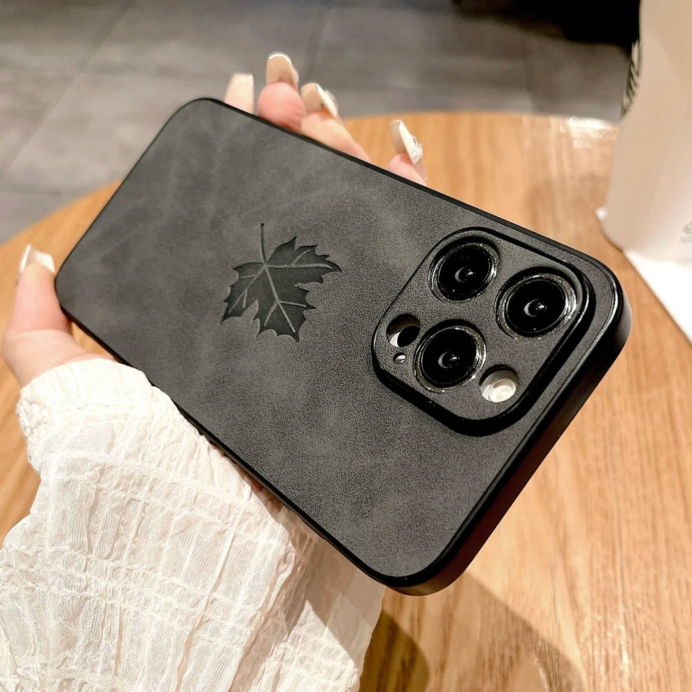 Leather Retra Case For iPhone 16 15 14 13 12 11 Pro Max Plus 16E iPhone15 iPhone14 iPhone13 iPhone12 iPhone11 Comfortable Cover