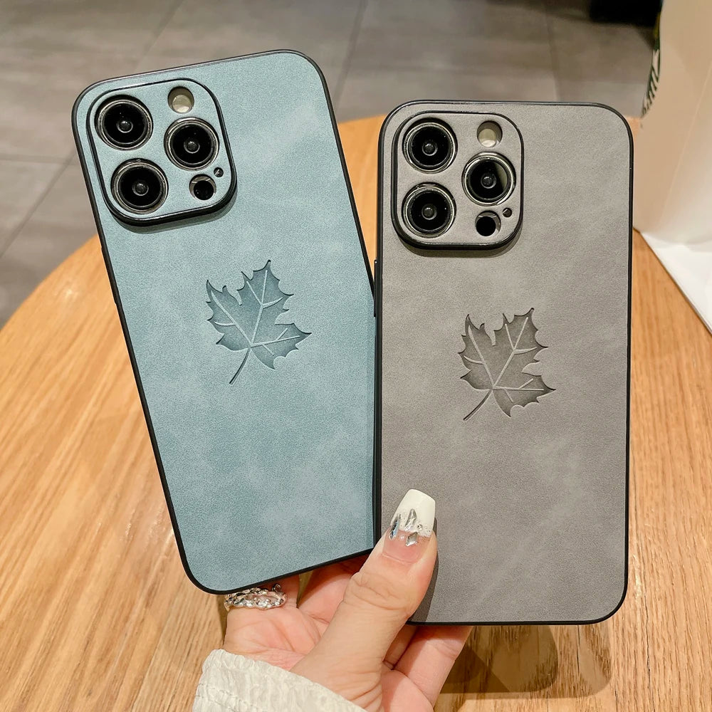 Leather Retra Case For iPhone 16 15 14 13 12 11 Pro Max Plus 16E iPhone15 iPhone14 iPhone13 iPhone12 iPhone11 Comfortable Cover