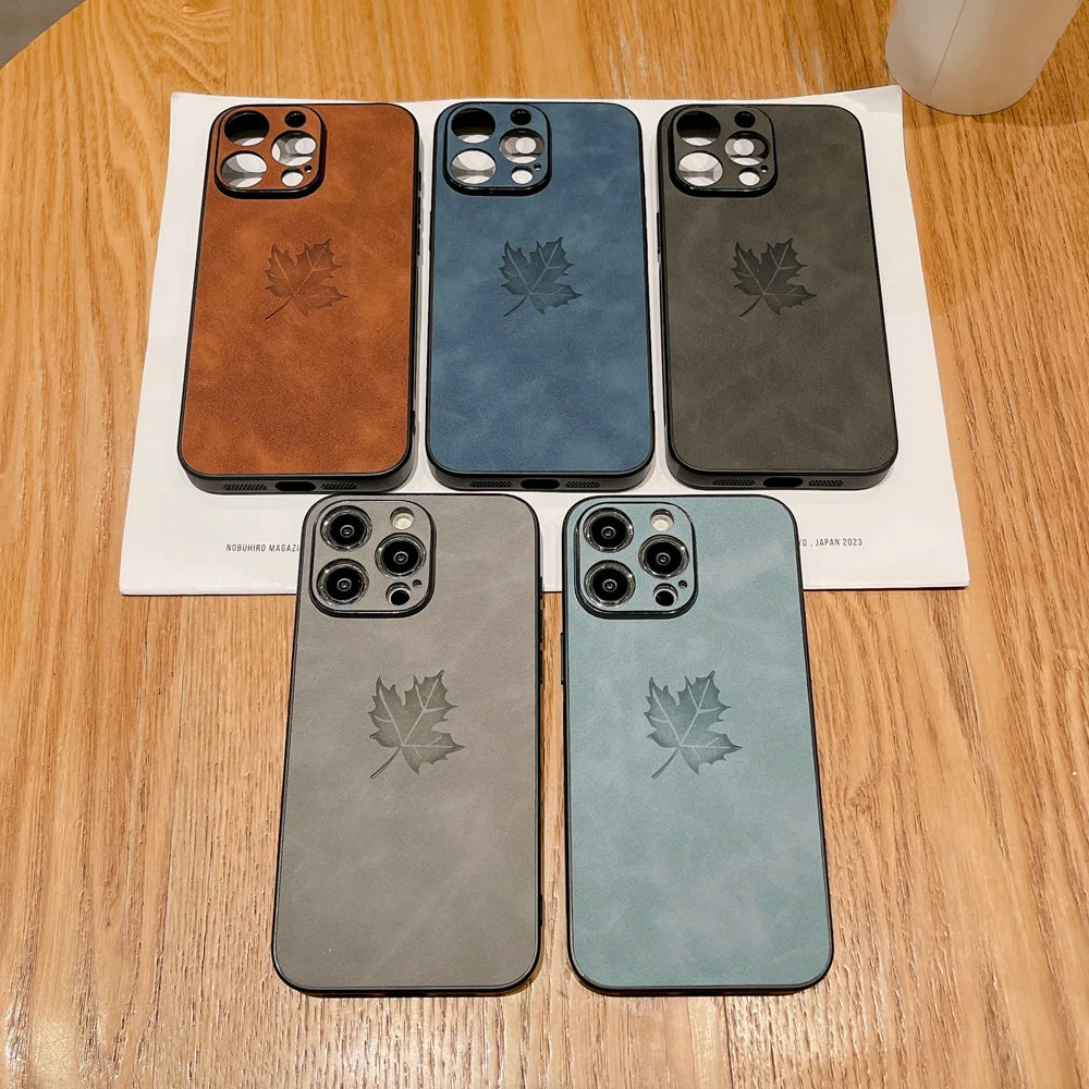 Leather Retra Case For iPhone 16 15 14 13 12 11 Pro Max Plus 16E iPhone15 iPhone14 iPhone13 iPhone12 iPhone11 Comfortable Cover